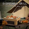 Disposable BBQ Grill - Small Camping Charcoal Grills Set,Includes Three