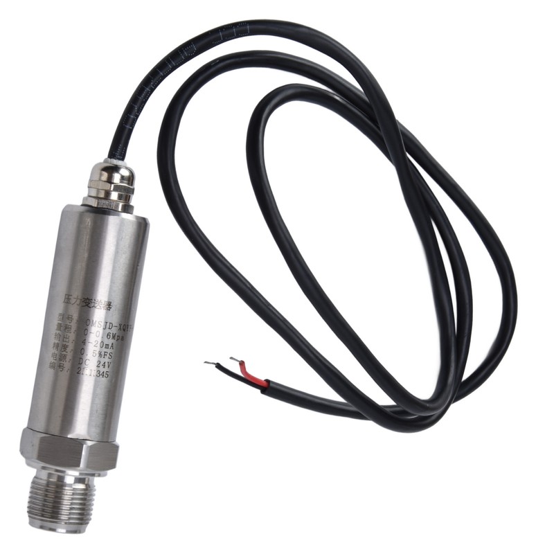 Waterproof Pressure Transmitter Transducer Pressure Sensor 00.6Mpa 24V DC OMSJDXQYF01