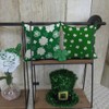 DFXSZ St Patricks Day Pillow Covers 18x18 Happy St Patricks