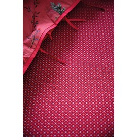 PIP Studio Startile Light Fitted Sheet 100 x 200 x 25 cm Red