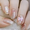 HappyHome Nail Parts, Ribbon, 3D Nail Parts, Large, 60 Pieces,