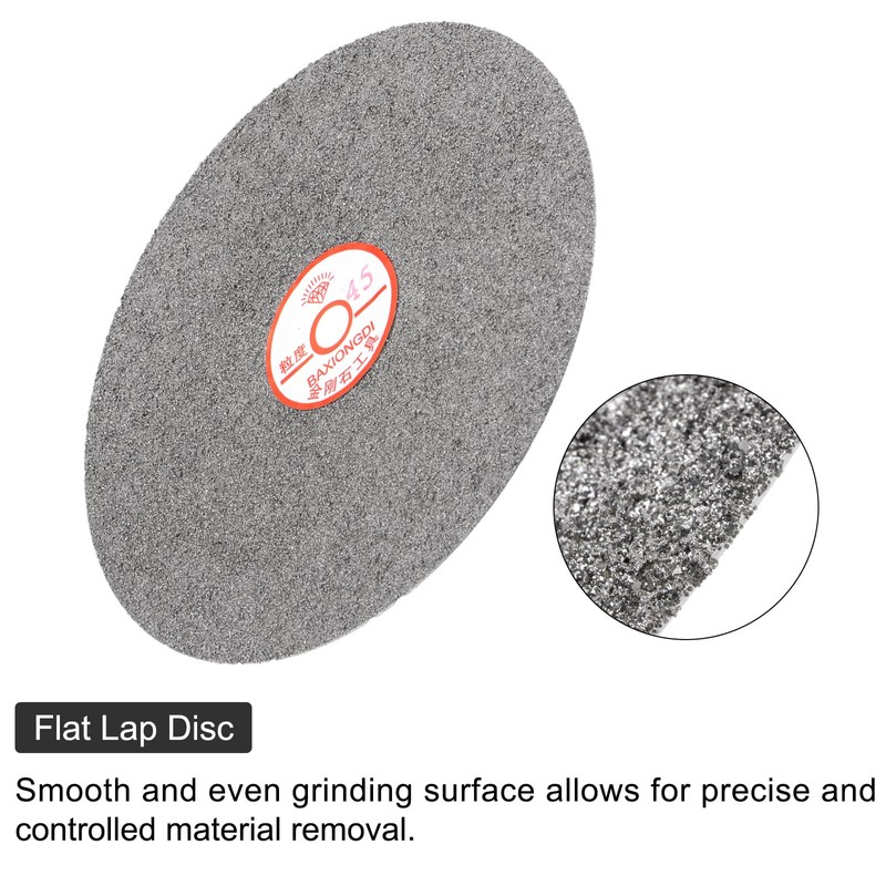 uxcell Diamond Sanding Grinding Disc, 8-Inch (200mm) Grit 45 1"