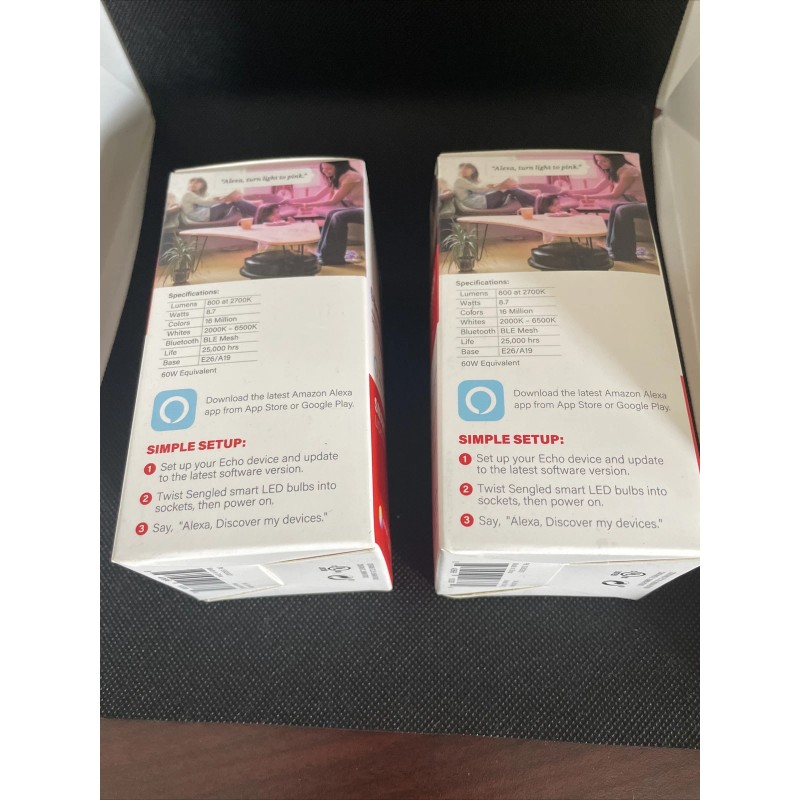 SENGLED SMART LIGHT BULB BLUETOOTH MESH COLOR CHANGING LED ALEXA