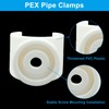 suiwotin 50pcs PEX Clamp 1 Inch Pipe Clamps, PVC Pipe