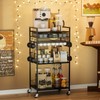 Homsorout Coffee Bar Station with Storage Drawer - 5 Tier