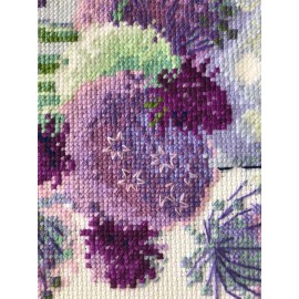 Riolis Counted Cross Stitch Kit Purple Allium R1974