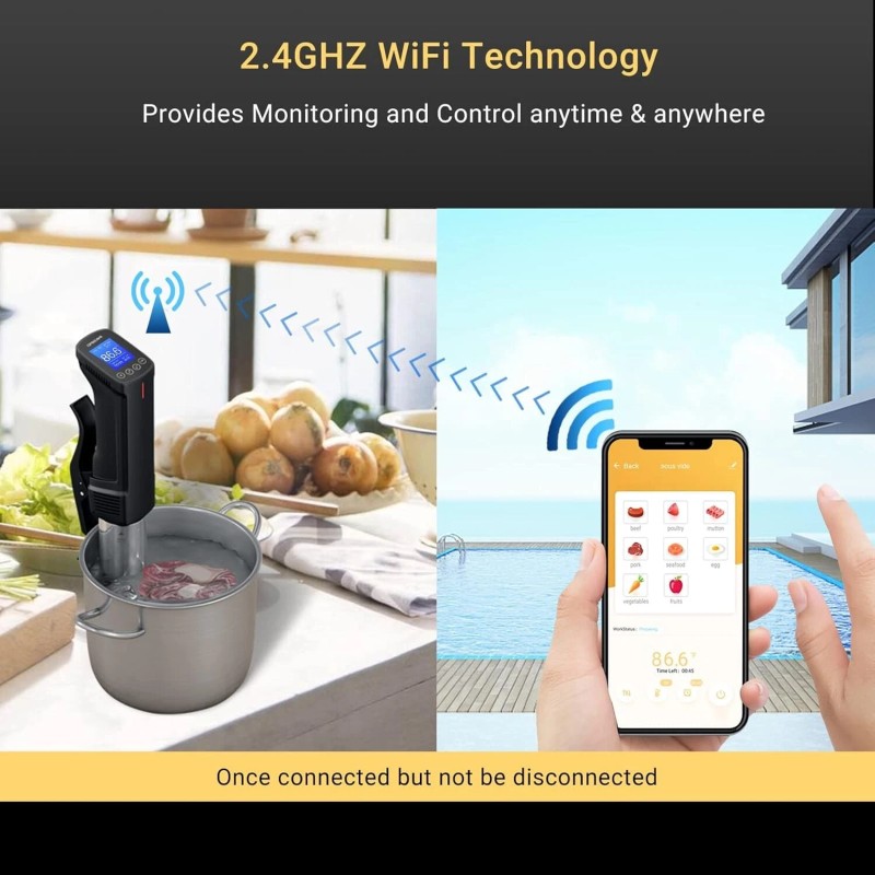 Inkbird WIFI Sous Vide Cooker & 44PCS Electric Vacuum Sealer