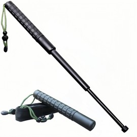 ISE MOUNT Multifunctional Trekking Pole, For Outdoor Adventures, Trekking, Self-defense Goods, 3-tier Telescopic Self-defense, Suitable for Various Emergency Situations