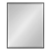 Kate and Laurel Rhodes Large Framed Decorative Rectangle Wall Mirror,