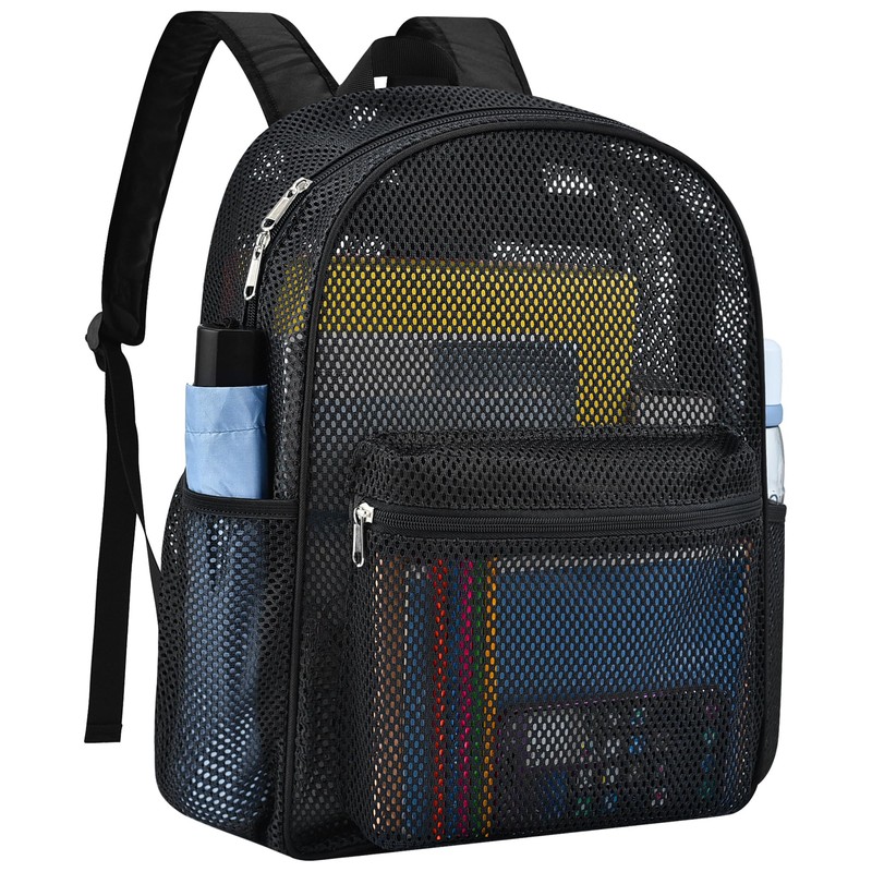 Oraben Duty Mesh Backpacks for Adults,School Backpack Mesh Bookbag for