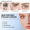 EYECURL Heated Eyelash Curler, Heated Lash Curler, Portable USB C
