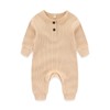 Newborn Baby Boys Girls One Piece Romper With Mitten Cuffs