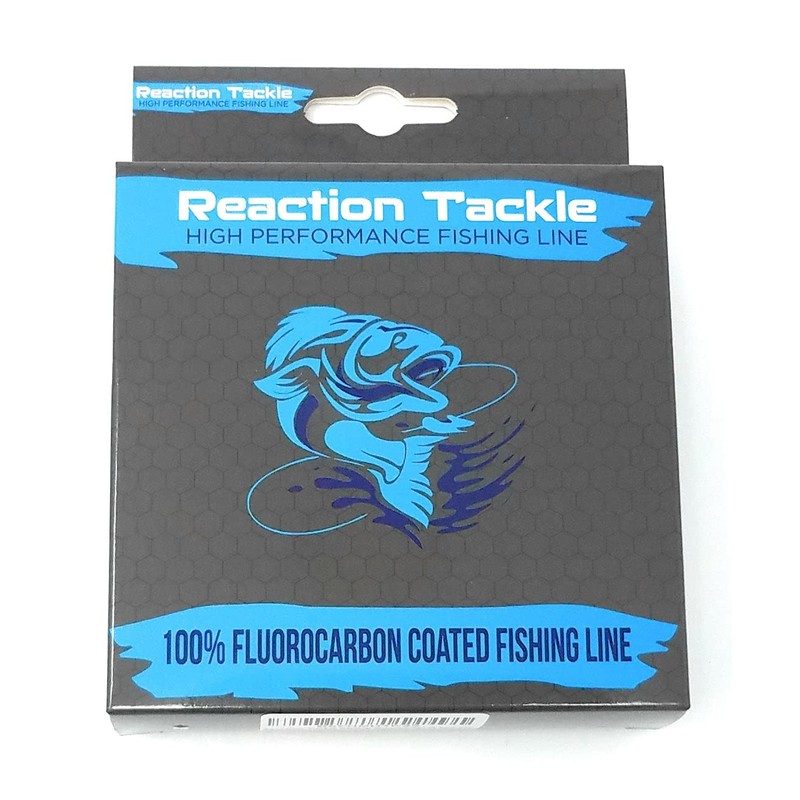 Reaction Tackle Fluorocarbon Coated Fishing Line 350m High Strength Mono