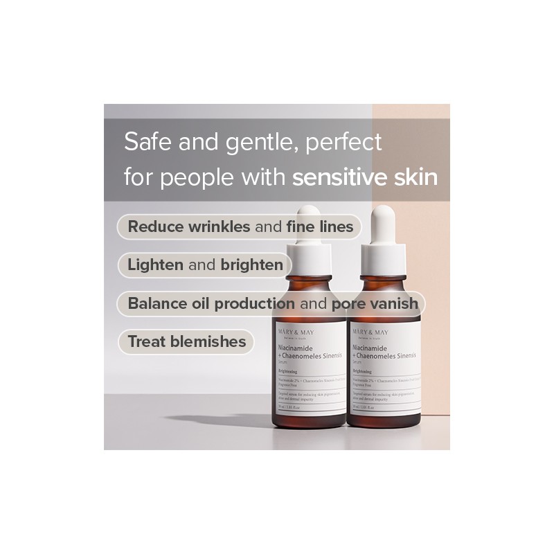 Mary&May [Mary&May]Niacinamide + Chaenomeles Sinensis Serum 30ml