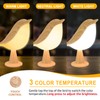 Deogos 2 Cute Bird Table Lamps Combo,Rechargeable Cordless Lamp with