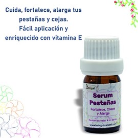 Serum Pestañas Beleguí. Alarga, Crece, Fortalece tus Pestañas y Cejas. Hecho con aceites de almendra, lavanda, bergamota y vitamina E