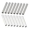 Gatuida Water Electrolyzer 16pcs Iron and Aluminum Rods Water Heater