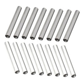Gatuida Water Electrolyzer 16pcs Iron and Aluminum Rods Water Heater Rods Experimental Use