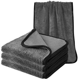 Shiny Wipes Shower Cleaning Cloths - 3pcs Super Absorbent Microfiber Bath Towels for Effortless Cleaning of Windows, Bathroom, Car & Home Toilet - Must-Have!（11.8x15.7in