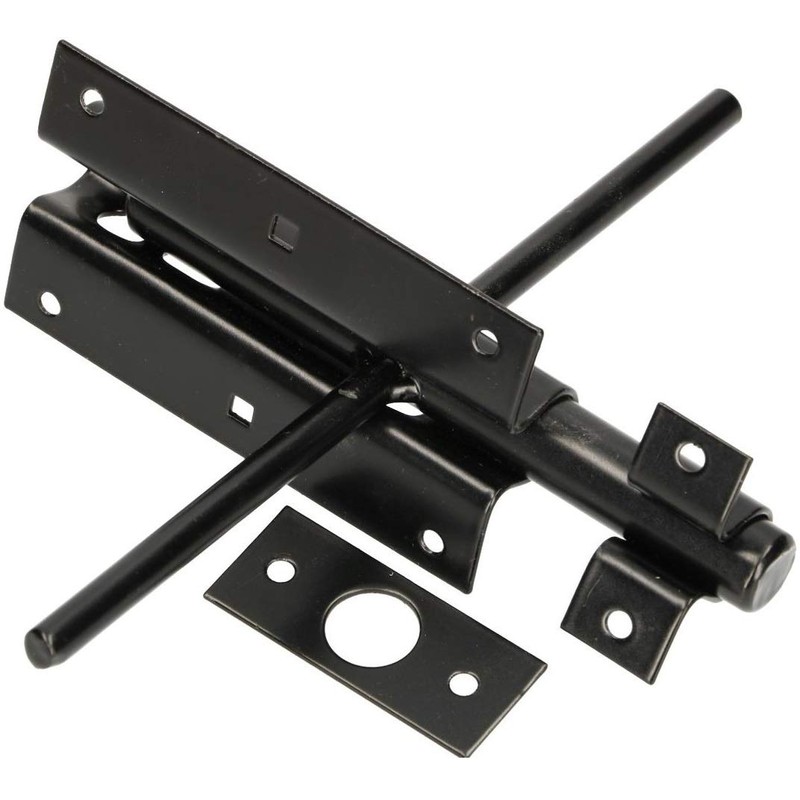 KOTARBAU Door Bolt Bolt 100 mm Double-Sided Gate Bolt Lock