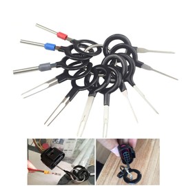 CESFONJER Car Cable Connector Removal Tool Terminal Connector Disassembly Release Tool for Flat and Round Plug Contacts Pack of 11