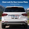 American Flag License Plate Frame 2 Pack, Bald Eagle Patriotic