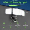 ALUSSO LED Security Lights Motion Sensor, 120V 60W 6000LM 3