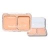 Base En Polvo Compacto Set Con Aplicador Maquillaje Nude