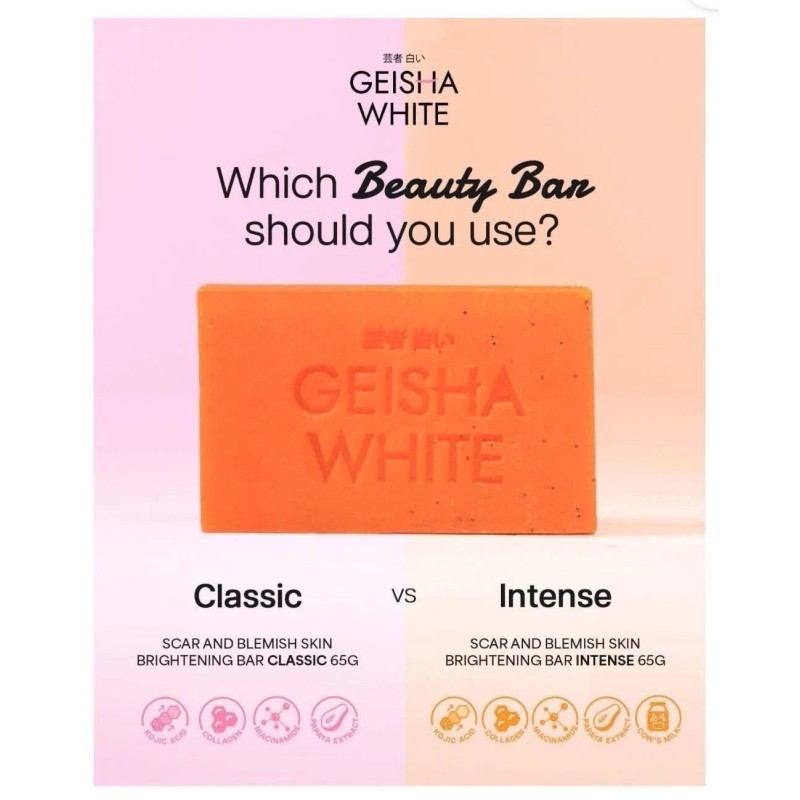 Geisha White - CLASSIC & INTENSE - Scar and Blemish