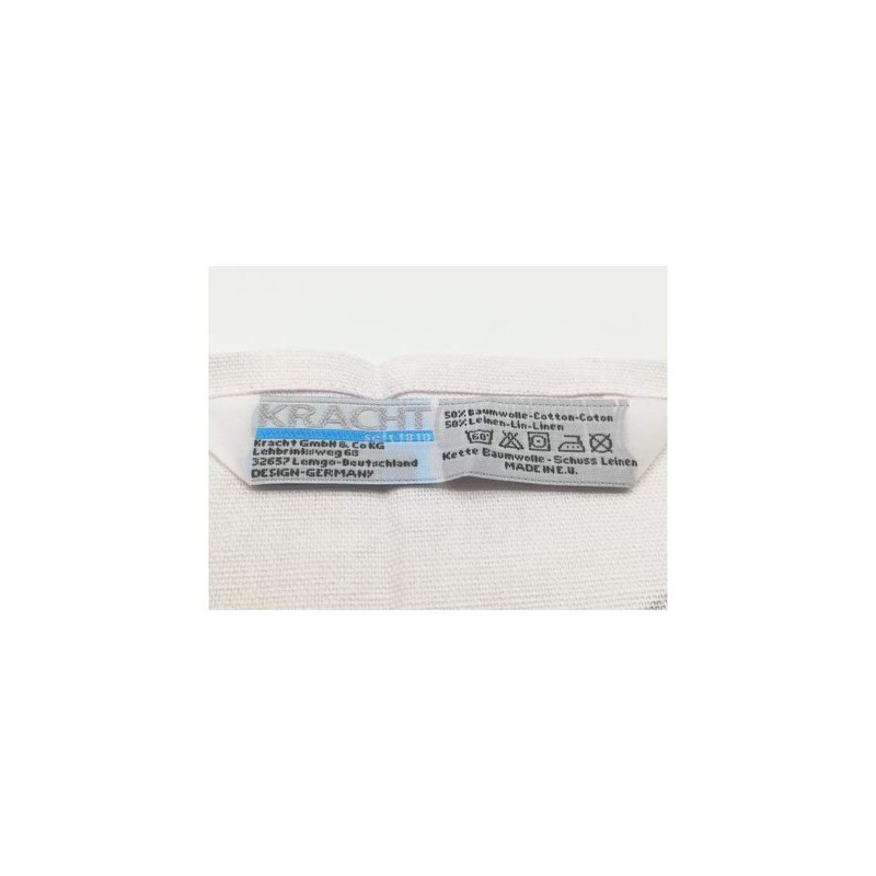 Kracht Tea Towel Half-Linen White 50 x 70 cm Pack
