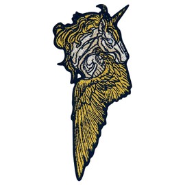 ZEGINs The Unicorn Patch Embroidered Applique Badge Iron On Sew On Emblem