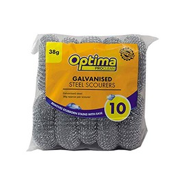 Ramon Hygiene 828/40 Galvanised Scourers 38 Grm , Pack of 10