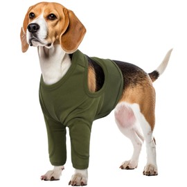 Elbow Bandage for Large Dogs, Bandage Dog Front Leg Dog Recovery Sleeve Op Body Dog After Surgery (Army Green, XL)
