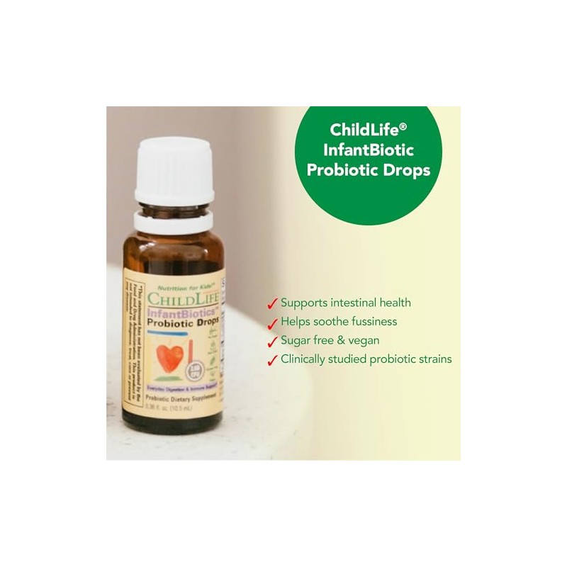 Childlife Essentials Infantbioticstm Probiotic Drops 0.36 Fluid Ounces (10.5 Ml)