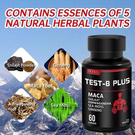 Maca Supplement with Vitamin B12 & B6 – Natural Energy & Vitality Support