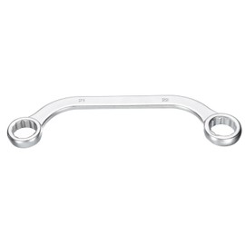HARFINGTON Half Moon Double Box Wrench Metric 21mm x 22mm 12-Point CR-V Double End Half Moon-Shaped Ratcheting Wrench C-Shape Box Wrenches Tools for Repairs