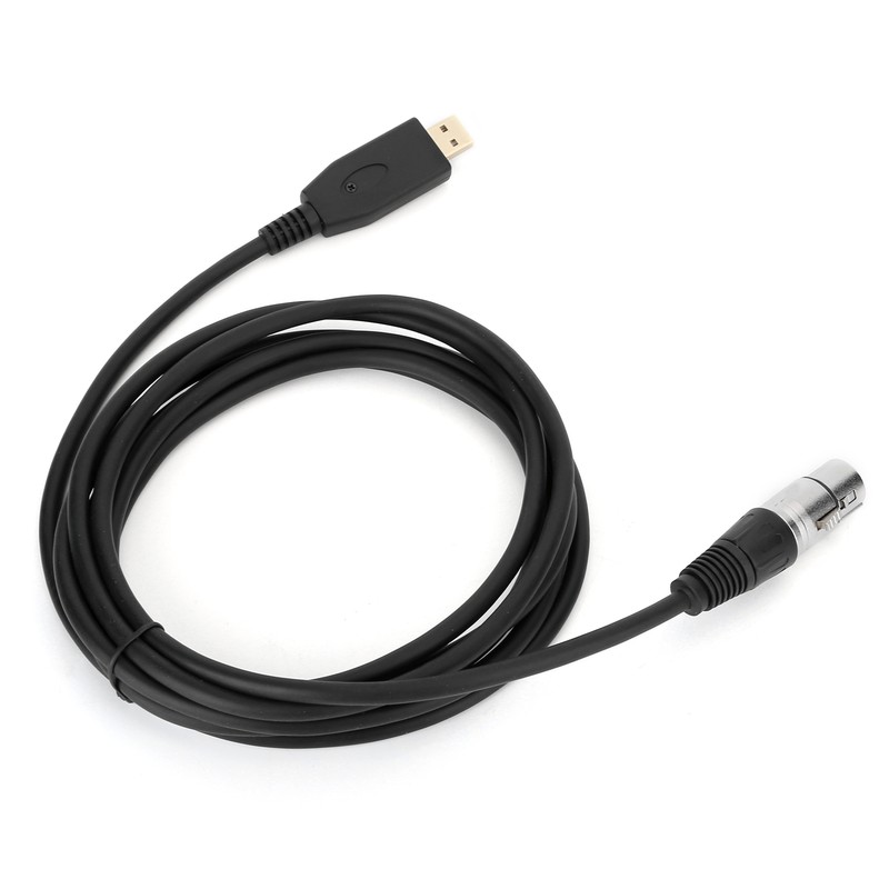 Professional USB Male to XLR Female Microphone Link Cable USB