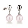 Schöner SD, Shiny Jewellery Set with 10 mm Pearl Earrings