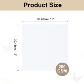 Rebower 50 Sheets Parchment Paper Aged Look Stationery 200GSM Vintage Paper Sheet, [for Certificate, Invitation, Envelope] - 12 x 12 Inch/Purple Grey