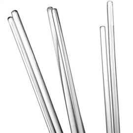 Karter Scientific 10" Glass Stirring Rod, 250X8mm, Karter Scientific 258D3 (Pack 12)
