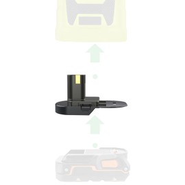 NovaQuantic Adapter Upgrade for Ryobi 18V Cordless Tools - Compatible with Ridgid 18V Batteries Installation and Power Supply (No Charging Function) - 1 Adapter Only