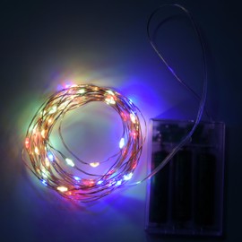 KARSUM Indoor String Lights,Fairy Lights 8 Memory Modes and 6-18 Hours Timer(Multi-colored,1Pcs)