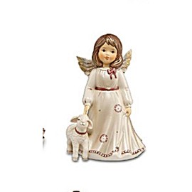 Goebel 41-573-63-1 Angel Figurine Christmas Angel Faithful Soul 14.5 cm