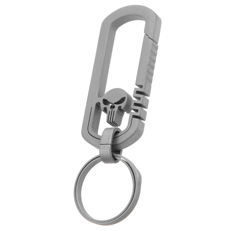 Titanium Alloy Keychain Men's Waist Belt Buckle Outdoor Carabiner Hanging