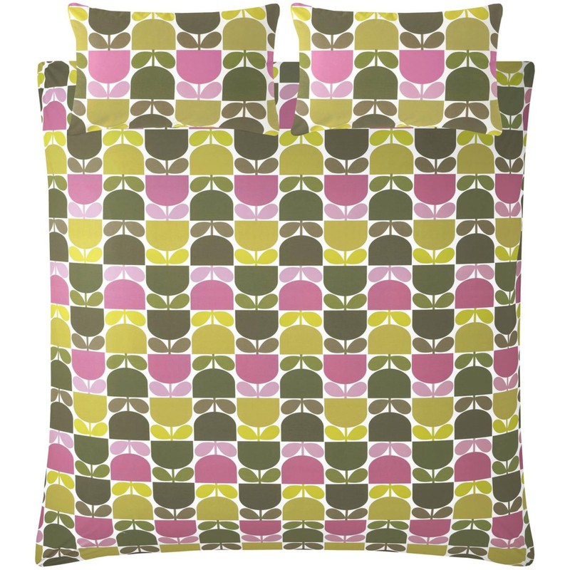 Orla Kiely Multi Block Stem BeddingBedding: Pillowcase Set of 2,