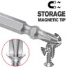 Saipor 10pcs PH2/SL6 Double Ended Screwdriver Bit, #2 Phillips/No. 6