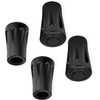LeTradeJP Trekking Pole Cap, 4 Rubber Cap, Replacement Protection, Rubber