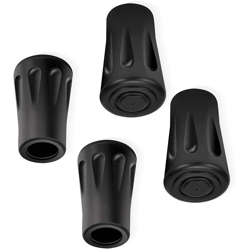 LeTradeJP Trekking Pole Cap, 4 Rubber Cap, Replacement Protection, Rubber