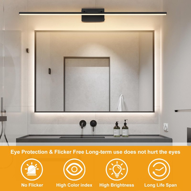 BrkNit LED Bathroom Vanity Light, Modern Bathroom Light Fixture Over