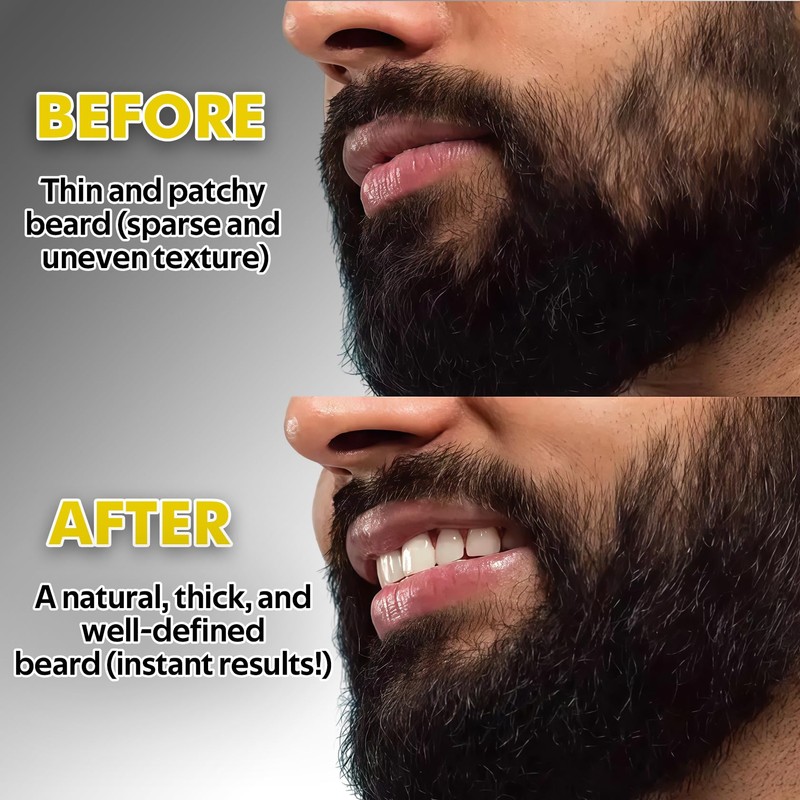 Beard Pencil Filler for Men,Beard Pen Filler Long Lasting Coverage
